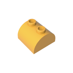 Brick Curved 2 x 2 with Two Top Studs #30165 Brick Curved 2 x 2 with Two Top Studs #30165 - 36-Bright Light Orange Lego Block Sets Alternative