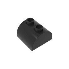 Brick Curved 2 x 2 with Two Top Studs #30165 Brick Curved 2 x 2 with Two Top Studs #30165 - 80-Black Lego Block Sets Alternative