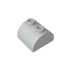 Brick Curved 2 x 2 with Two Top Studs #30165 Brick Curved 2 x 2 with Two Top Studs #30165 - 71-Light Bluish Gray Lego Block Sets Alternative