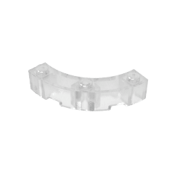 Brick Round Corner 4 x 4 Macaroni Wide with 3 Studs #48092 Brick Round Corner 4 x 4 Macaroni Wide with 3 Studs #48092 - 180-Trans Clear Lego Block Sets Alternative