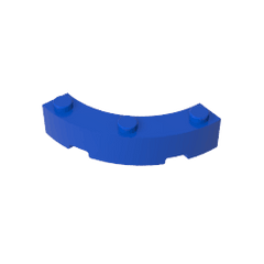 Brick Round Corner 4 x 4 Macaroni Wide with 3 Studs #48092 Brick Round Corner 4 x 4 Macaroni Wide with 3 Studs #48092 - 50-Blue Lego Block Sets Alternative