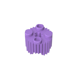 Brick Round 2 x 2 [Grill] #92947 Brick Round 2 x 2 [Grill] #92947 - 62-Medium Lavender Lego Block Sets Alternative
