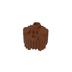 Brick Round 2 x 2 [Grill] #92947 Brick Round 2 x 2 [Grill] #92947 - 81-Reddish Brown Lego Block Sets Alternative