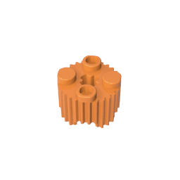 Brick Round 2 x 2 [Grill] #92947 Brick Round 2 x 2 [Grill] #92947 - 21-Orange Lego Block Sets Alternative