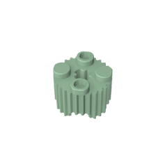 Brick Round 2 x 2 [Grill] #92947 Brick Round 2 x 2 [Grill] #92947 - 48-Sand Green Lego Block Sets Alternative