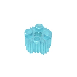 Brick Round 2 x 2 [Grill] #92947 Brick Round 2 x 2 [Grill] #92947 - 152-Trans Light Blue Lego Block Sets Alternative