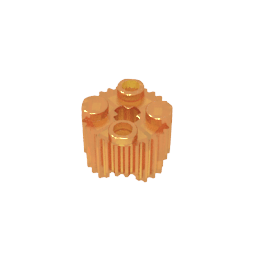Brick Round 2 x 2 [Grill] #92947 Brick Round 2 x 2 [Grill] #92947 - 120-Trans Orange Lego Block Sets Alternative