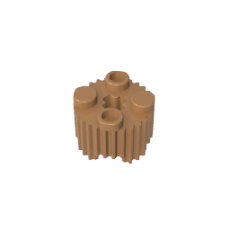 Brick Round 2 x 2 [Grill] #92947 Brick Round 2 x 2 [Grill] #92947 - 84-Medium Dark Flesh Lego Block Sets Alternative