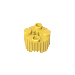 Brick Round 2 x 2 [Grill] #92947 Brick Round 2 x 2 [Grill] #92947 - 30-Yellow Lego Block Sets Alternative