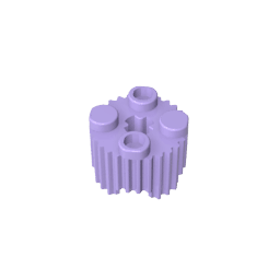 Brick Round 2 x 2 [Grill] #92947 Brick Round 2 x 2 [Grill] #92947 - 63-Lavender Lego Block Sets Alternative