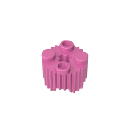 Brick Round 2 x 2 [Grill] #92947 Brick Round 2 x 2 [Grill] #92947 - 12-Dark Pink Lego Block Sets Alternative