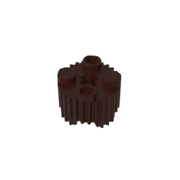 Brick Round 2 x 2 [Grill] #92947 Brick Round 2 x 2 [Grill] #92947 - 82-Dark Brown Lego Block Sets Alternative