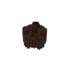 Brick Round 2 x 2 [Grill] #92947 Brick Round 2 x 2 [Grill] #92947 - 82-Dark Brown Lego Block Sets Alternative