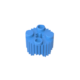 Brick Round 2 x 2 [Grill] #92947 Brick Round 2 x 2 [Grill] #92947 - 51-Dark Azure Lego Block Sets Alternative