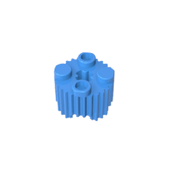 Brick Round 2 x 2 [Grill] #92947 Brick Round 2 x 2 [Grill] #92947 - 51-Dark Azure Lego Block Sets Alternative