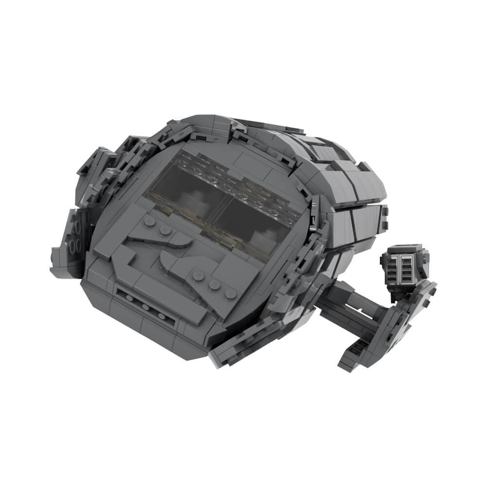 Atlantis Spacegate with Puddle Jumper Gateships/Lantean Jumpers MOC Building Block Bricks |MocPixel Atlantis Spacegate with Puddle Jumper Gateships/Lantean Jumpers MOC Building Block Bricks |MocPixel - Puddle Jumper Lego Block Sets Alternative
