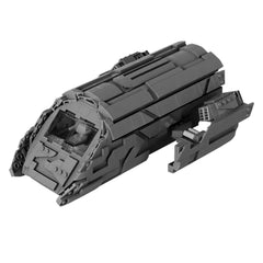 Atlantis Spacegate with Puddle Jumper Gateships/Lantean Jumpers MOC Building Block Bricks |MocPixel Atlantis Spacegate with Puddle Jumper Gateships/Lantean Jumpers MOC Building Block Bricks |MocPixel - Puddle Jumper Lego Block Sets Alternative