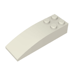 Brick Curved 6 x 2 #44126 Brick Curved 6 x 2 #44126 - 90-White Lego Block Sets Alternative