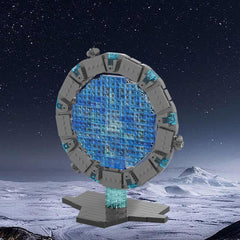 Atlantis Spacegate with Puddle Jumper Gateships/Lantean Jumpers MOC Building Block Bricks |MocPixel Atlantis Spacegate with Puddle Jumper Gateships/Lantean Jumpers MOC Building Block Bricks |MocPixel - Puddle Jumper Lego Block Sets Alternative
