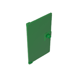 Door 1 x 4 x 6 Smooth with Square Handle Plinth #60616 Door 1 x 4 x 6 Smooth with Square Handle Plinth #60616 - 40-Green Lego Block Sets Alternative