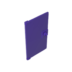Door 1 x 4 x 6 Smooth with Square Handle Plinth #60616 Door 1 x 4 x 6 Smooth with Square Handle Plinth #60616 - 60-Dark Purple Lego Block Sets Alternative