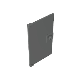 Door 1 x 4 x 6 Smooth with Square Handle Plinth #60616 Door 1 x 4 x 6 Smooth with Square Handle Plinth #60616 - 72-Dark Bluish Gray Lego Block Sets Alternative