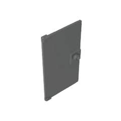 Door 1 x 4 x 6 Smooth with Square Handle Plinth #60616 Door 1 x 4 x 6 Smooth with Square Handle Plinth #60616 - 72-Dark Bluish Gray Lego Block Sets Alternative