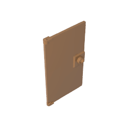 Door 1 x 4 x 6 Smooth with Square Handle Plinth #60616 Door 1 x 4 x 6 Smooth with Square Handle Plinth #60616 - 84-Medium Dark Flesh Lego Block Sets Alternative