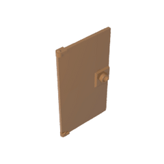 Door 1 x 4 x 6 Smooth with Square Handle Plinth #60616 Door 1 x 4 x 6 Smooth with Square Handle Plinth #60616 - 84-Medium Dark Flesh Lego Block Sets Alternative