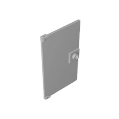 Door 1 x 4 x 6 Smooth with Square Handle Plinth #60616 Door 1 x 4 x 6 Smooth with Square Handle Plinth #60616 - 71-Light Bluish Gray Lego Block Sets Alternative