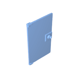 Door 1 x 4 x 6 Smooth with Square Handle Plinth #60616 Door 1 x 4 x 6 Smooth with Square Handle Plinth #60616 - 53-Bright Light Blue Lego Block Sets Alternative