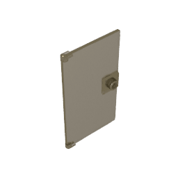 Door 1 x 4 x 6 Smooth with Square Handle Plinth #60616 Door 1 x 4 x 6 Smooth with Square Handle Plinth #60616 - 170-Trans Black Lego Block Sets Alternative