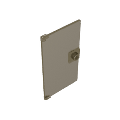 Door 1 x 4 x 6 Smooth with Square Handle Plinth #60616 Door 1 x 4 x 6 Smooth with Square Handle Plinth #60616 - 170-Trans Black Lego Block Sets Alternative