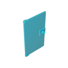 Door 1 x 4 x 6 Smooth with Square Handle Plinth #60616 Door 1 x 4 x 6 Smooth with Square Handle Plinth #60616 - 46-Medium Azure Lego Block Sets Alternative