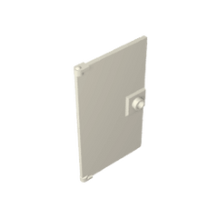 Door 1 x 4 x 6 Smooth with Square Handle Plinth #60616 Door 1 x 4 x 6 Smooth with Square Handle Plinth #60616 - 90-White Lego Block Sets Alternative