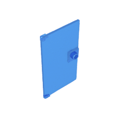Door 1 x 4 x 6 Smooth with Square Handle Plinth #60616 Door 1 x 4 x 6 Smooth with Square Handle Plinth #60616 - 150-Trans Dark Blue Lego Block Sets Alternative