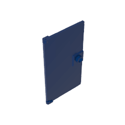 Door 1 x 4 x 6 Smooth with Square Handle Plinth #60616 Door 1 x 4 x 6 Smooth with Square Handle Plinth #60616 - 55-Dark Blue Lego Block Sets Alternative