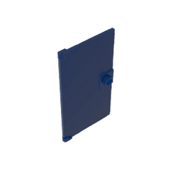 Door 1 x 4 x 6 Smooth with Square Handle Plinth #60616 Door 1 x 4 x 6 Smooth with Square Handle Plinth #60616 - 55-Dark Blue Lego Block Sets Alternative