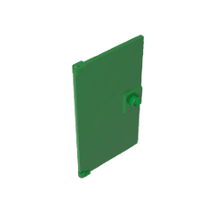 Door 1 x 4 x 6 Smooth with Square Handle Plinth #60616 Door 1 x 4 x 6 Smooth with Square Handle Plinth #60616 - 40-Green Lego Block Sets Alternative