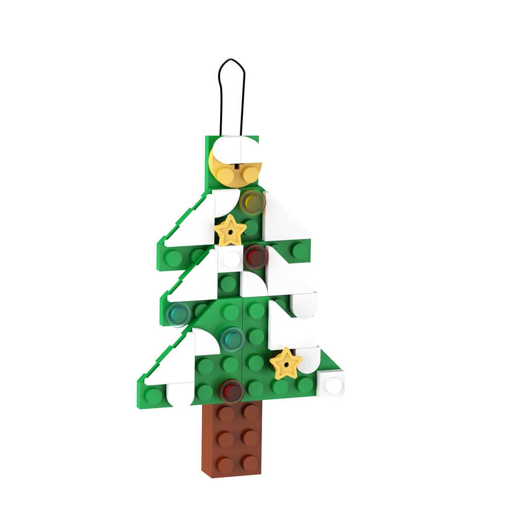 Christmas Pendant - MOC MOC Building Block Bricks |MocPixel Christmas Pendant - MOC MOC Building Block Bricks |MocPixel - Christmas Tree Lego Block Sets Alternative