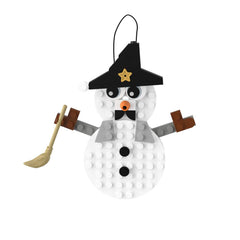 Christmas Pendant - MOC MOC Building Block Bricks |MocPixel Christmas Pendant - MOC MOC Building Block Bricks |MocPixel - Snowman A Lego Block Sets Alternative