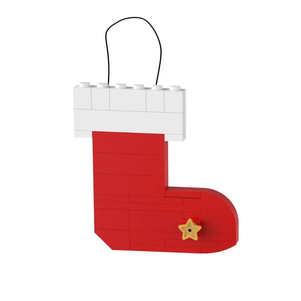 Christmas Pendant - MOC MOC Building Block Bricks |MocPixel Christmas Pendant - MOC MOC Building Block Bricks |MocPixel - Christmas Socks Lego Block Sets Alternative