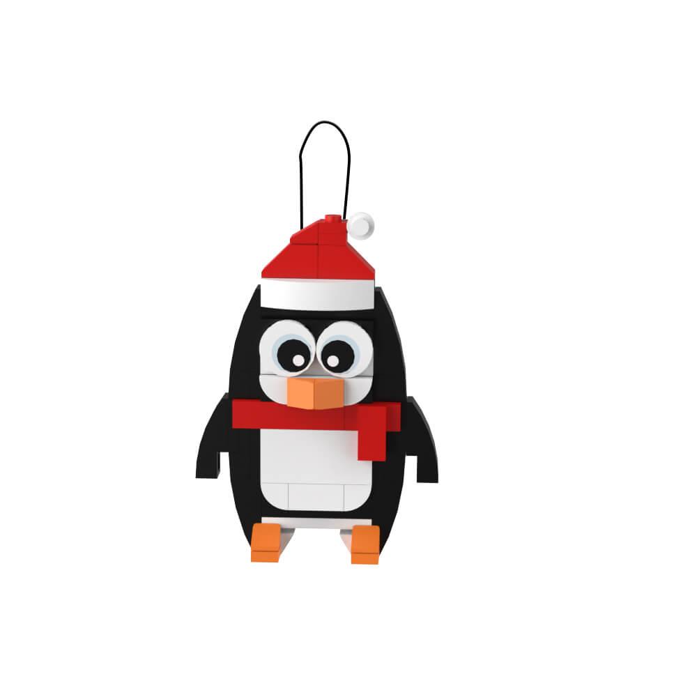 Christmas Pendant - MOC MOC Building Block Bricks |MocPixel Christmas Pendant - MOC MOC Building Block Bricks |MocPixel - Penguin Lego Block Sets Alternative
