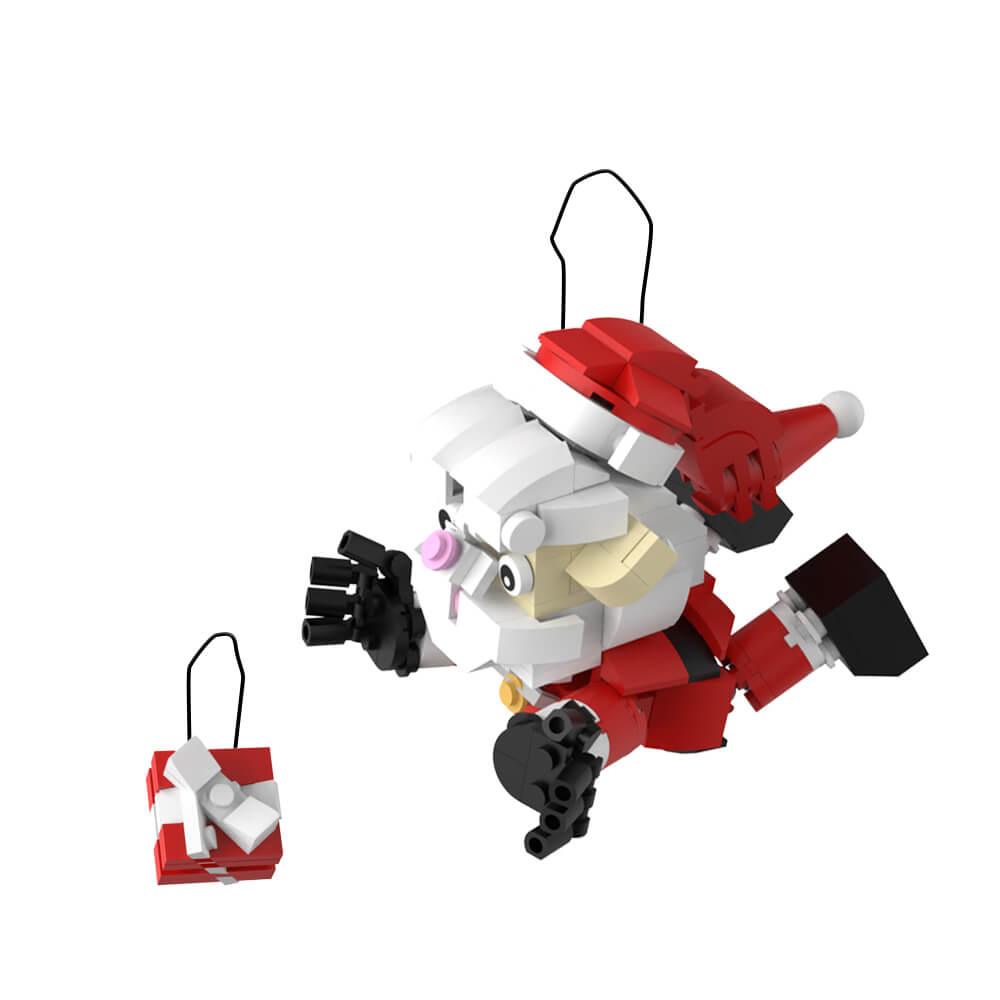 Christmas Pendant - MOC MOC Building Block Bricks |MocPixel Christmas Pendant - MOC MOC Building Block Bricks |MocPixel - Santa Claus doll Lego Block Sets Alternative