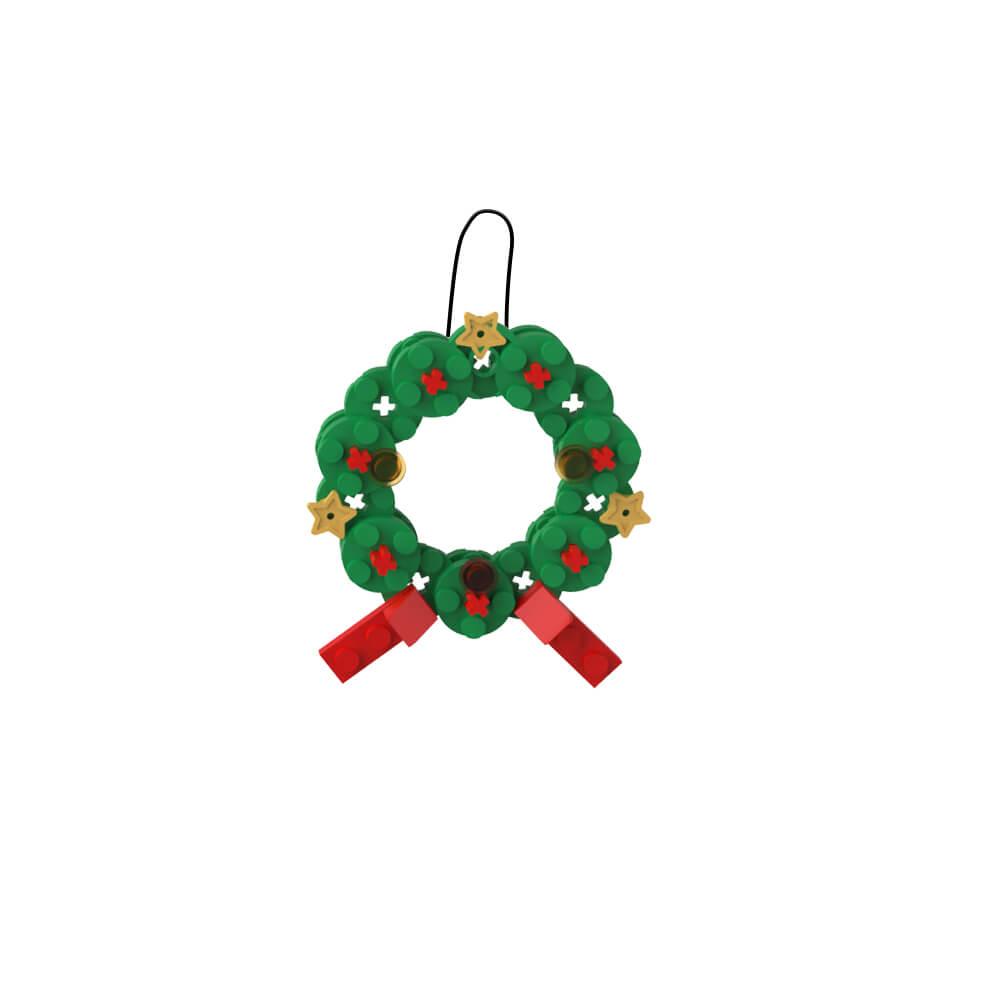 Christmas Pendant - MOC MOC Building Block Bricks |MocPixel Christmas Pendant - MOC MOC Building Block Bricks |MocPixel - Garland Lego Block Sets Alternative