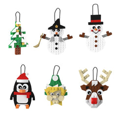 Christmas Pendant - MOC MOC Building Block Bricks |MocPixel Christmas Pendant - MOC MOC Building Block Bricks |MocPixel - 14 Sets Combo Lego Block Sets Alternative
