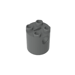 Brick Round 2 x 2 x 2 Robot Body – without Bottom Axle Holder #30361 Brick Round 2 x 2 x 2 Robot Body – without Bottom Axle Holder #30361 - 72-Dark Bluish Gray Lego Block Sets Alternative