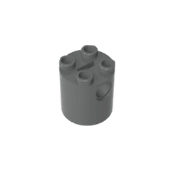Brick Round 2 x 2 x 2 Robot Body – without Bottom Axle Holder #30361 Brick Round 2 x 2 x 2 Robot Body – without Bottom Axle Holder #30361 - 72-Dark Bluish Gray Lego Block Sets Alternative