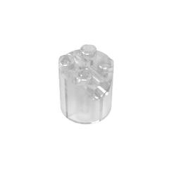 Brick Round 2 x 2 x 2 Robot Body – without Bottom Axle Holder #30361 Brick Round 2 x 2 x 2 Robot Body – without Bottom Axle Holder #30361 - 180-Trans Clear Lego Block Sets Alternative