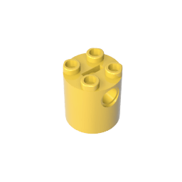 Brick Round 2 x 2 x 2 Robot Body – without Bottom Axle Holder #30361 Brick Round 2 x 2 x 2 Robot Body – without Bottom Axle Holder #30361 - 30-Yellow Lego Block Sets Alternative